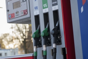 different types of fuels at a gas station in canada.